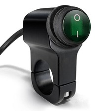1 Piece Motorcycle Handlebar Switch ATV Handlebar Light Switch 12V Aluminium