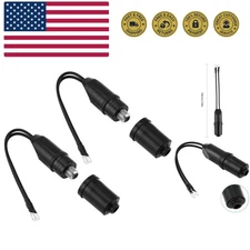 2-Pack TV Antenna Connector 300 Ohm to 75 Ohm Coaxial Cable Matching Transfor...