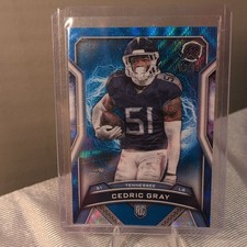 2024 Topps Resurgence - Rookies Cedric Gray #193 Blue Surge Refractor /99 (RC)