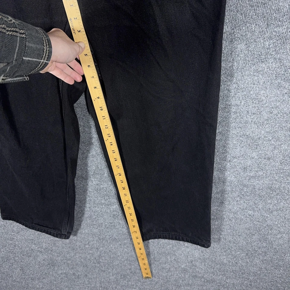 Polar Skate Co Jeans Mens 2XL Black Big Boy Baggy Denim Skateboarding Loose Fit - Image 3 of 4