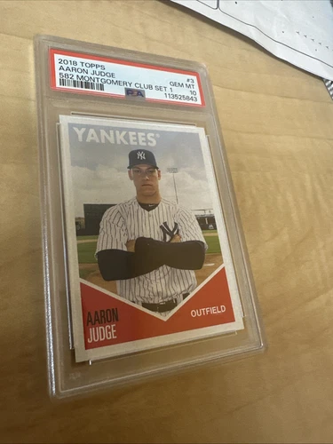 2018 Topps 582 Montgomery Club Aaron Judge PSA 10 Gem Mint