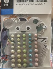 Creative Memories Embellishments  HELLO BABY  80pcs - NIP
