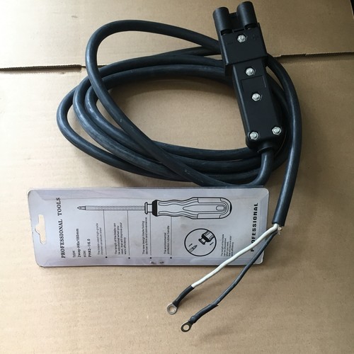 Yamaha Electric G19/G22 Golf Cart 48-Volt DC Charger Cord and 2 Pin Charger Plug - Picture 3 of 3