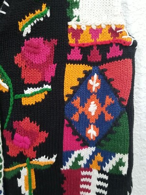 Vintage Pendleton Knockabouts Women's Sweater Vest Floral Ugly