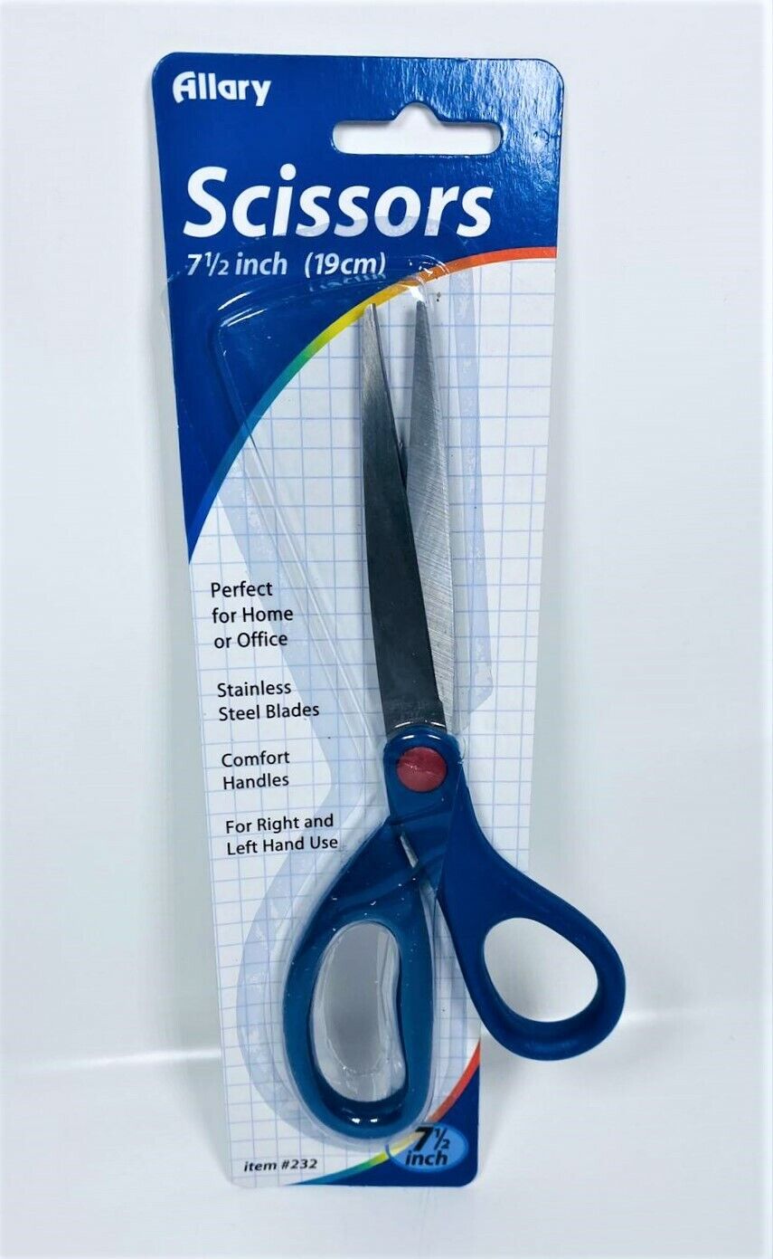 Allary Style #232 Craft Scissors, 7 1/2 Inch, BLUE