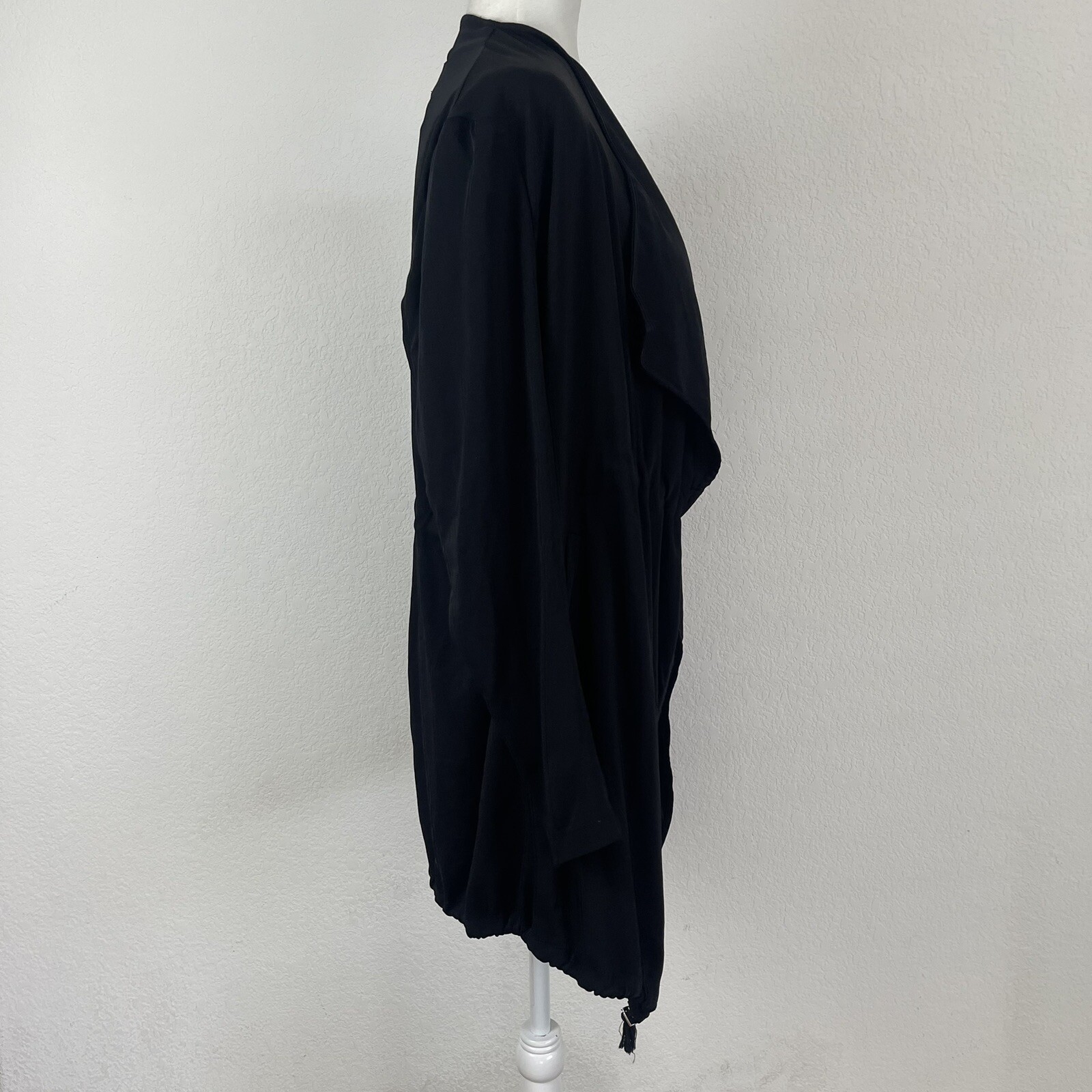 Zara Basic Size M Open Front Jacket Black *missin… - image 2