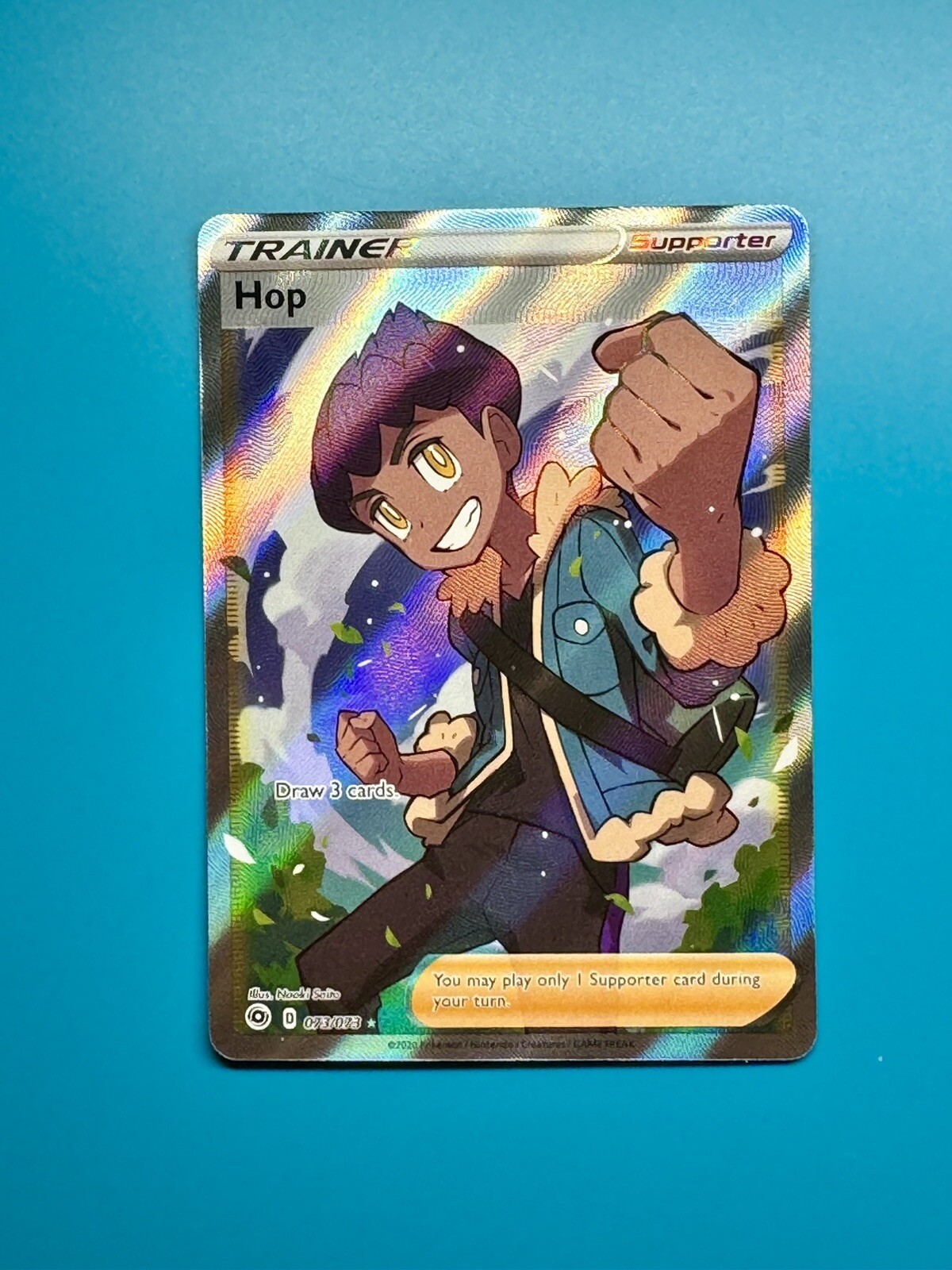 Hop Full Art 073/073 Ultra Rare Champion's Path Pokemon TCG NM