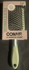 Conair, Velvet Touch, Detangle Style Hair Brush, 1 Brush Light Green NWT
