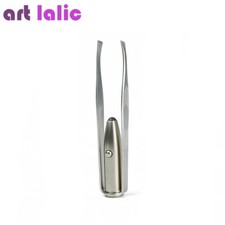 LED Lighted Eyebrow Tweezers, Precise and Illuminated Beauty Tool for Brow Shapi