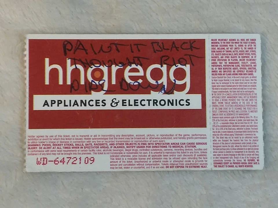 Anti-Flag Special Guest Oct 14 2003 Cincinnati Ohio Ticket Stub Top Cat's  - Image 2 of 2