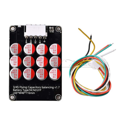 4S 5.5A Ternary Li-ion Battery Protection Board Active Equalizer Energy Transfer