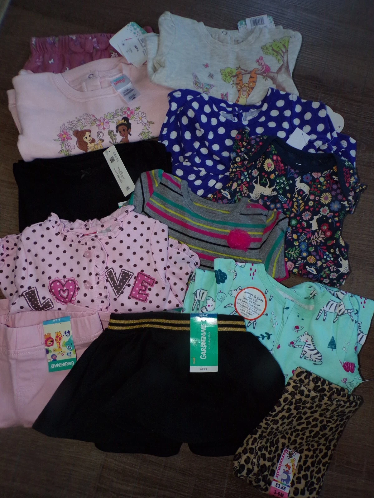 Infant Girls Size 3-6 Months Pretty Lot of Mixed Spring Clothes-NWT!