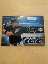2004 UD Diamond Collection Future Gems #FG-KA Matt Kata Jersey Relic Patch