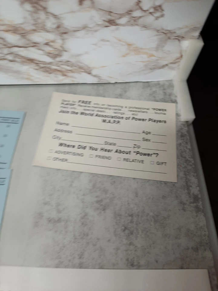 Power "The Game" (1981, Power Games USA) 100% Complete - Image 3 of 4