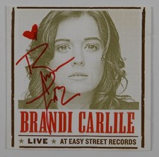 Brandi Carlile JSA Signed Autograph CD Live At Easy Street Records Brandi Carlile JSA Signed Autograph CD Live At Easy Street Records