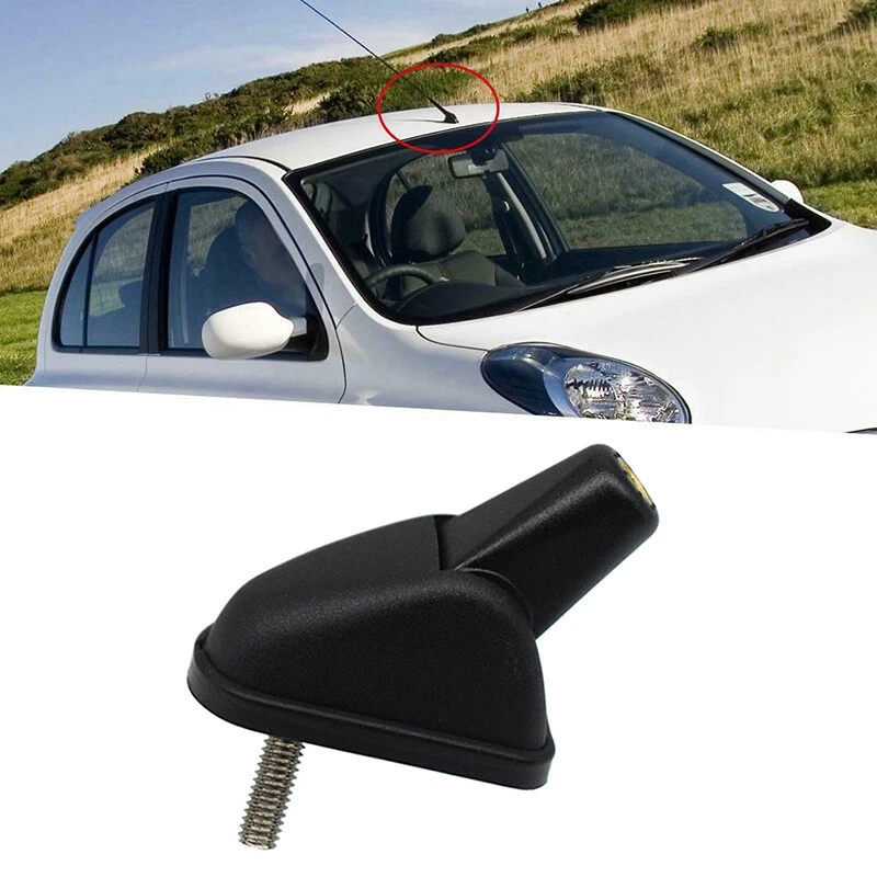 Fit For Nissan Almera Micra 2001 2006 Black Plastic Antenna Base