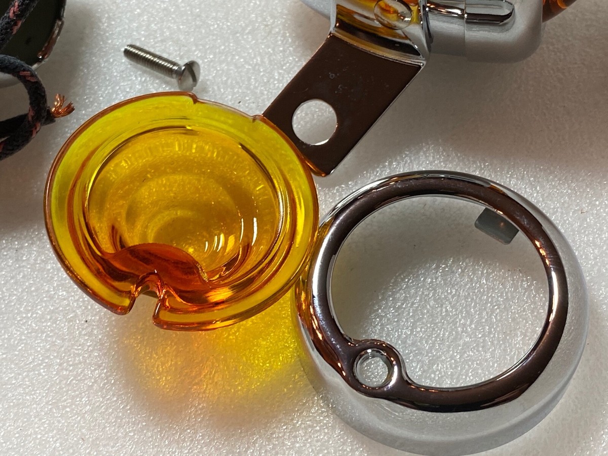 Harley-Davidson GUIDE DH-49 Bullet Lights Knucklehead Panhead Cone