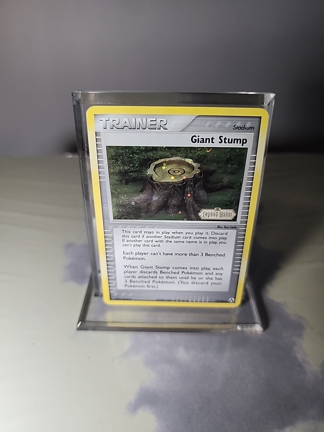 Pokemon EX Legend Maker Reverse Holo Giant Stump 75/92 Near Mint NM 
