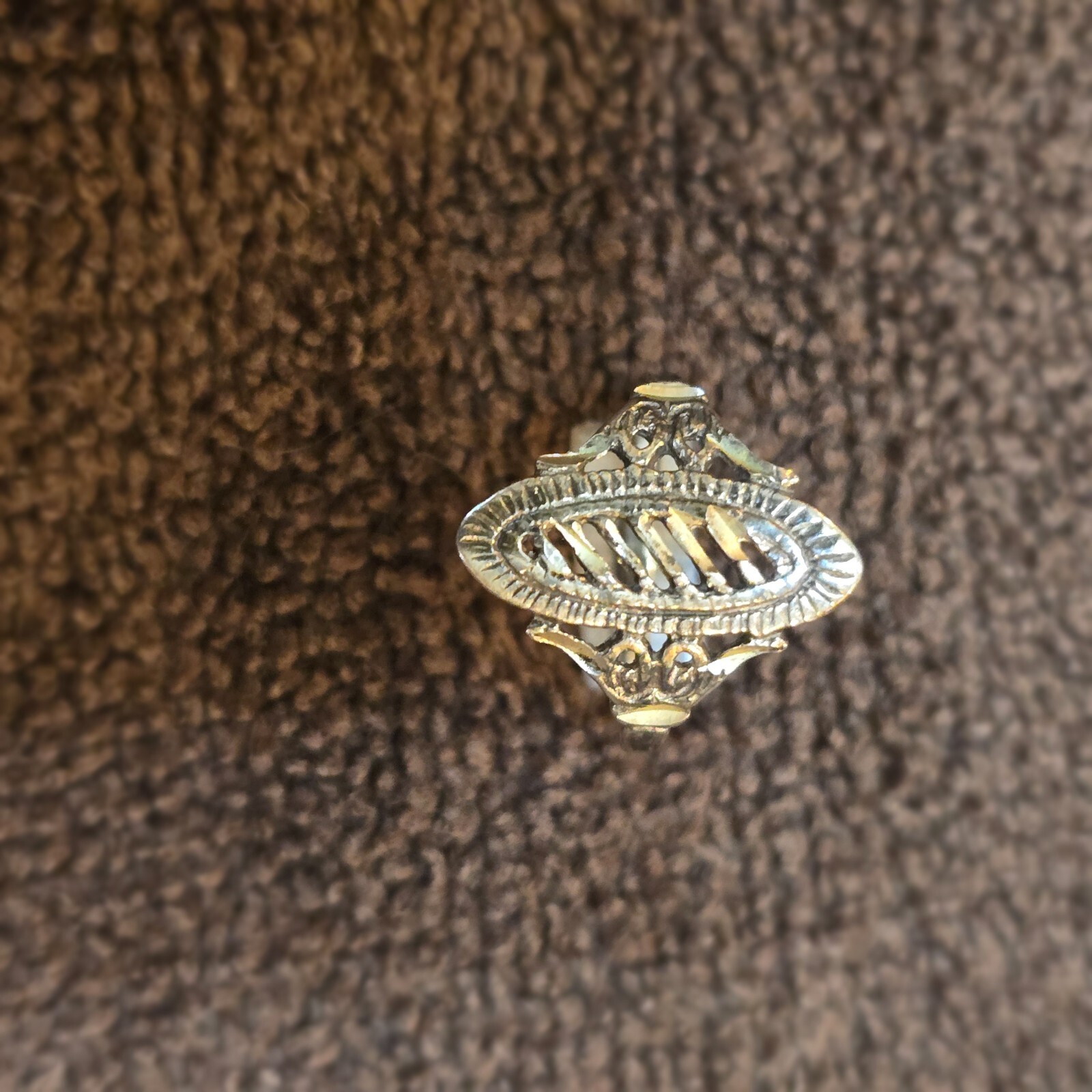 Solid 925 Sterling Size 7 Ring - image 2