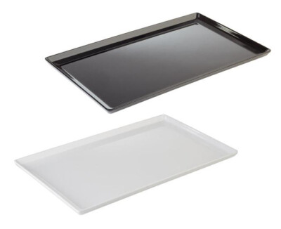 SERIE Melamin GN Tablett FLOAT Gastronorm Weiß oder Schwarz stapelbar Gastlando