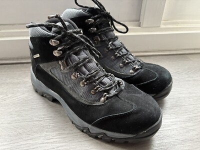 Mountain Life Mens Black Waterproof Walking Boots Size UK UK
