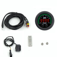 12v 30psi 35psi Digital Electronic Turbo Boost Gauge Ultra-thin Vacuum Gauge
