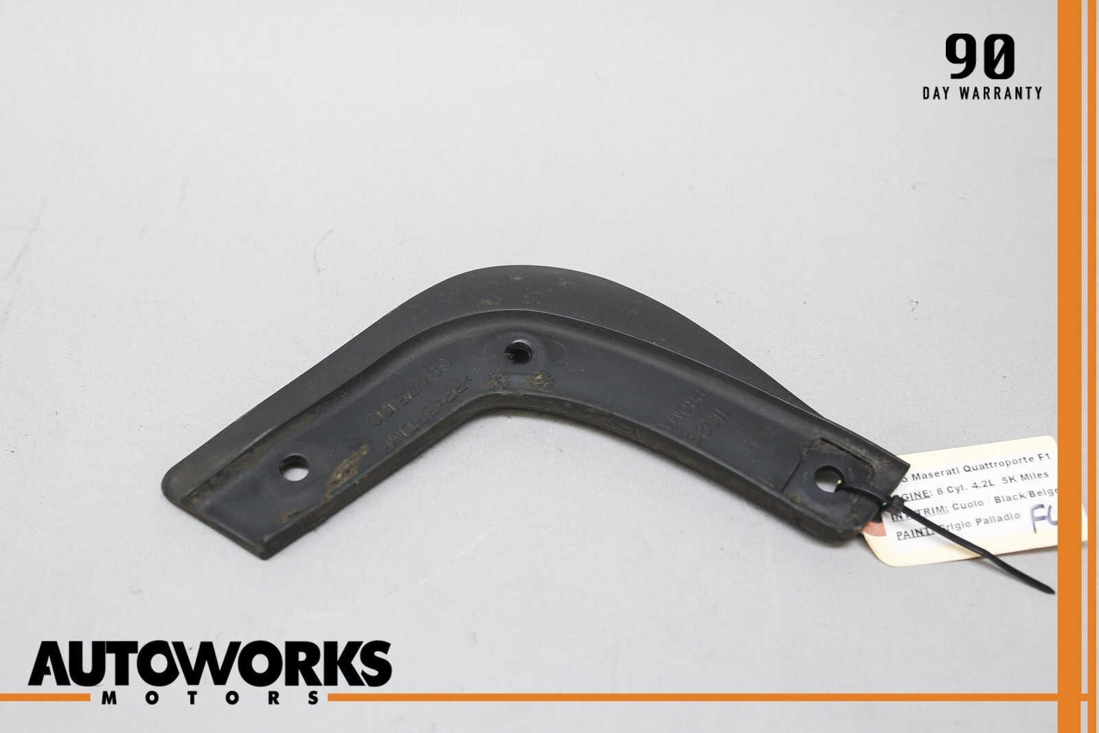 05-07 Maserati Quattroporte M139 Front Left Splash Guard Deflector Mud Flap OEM