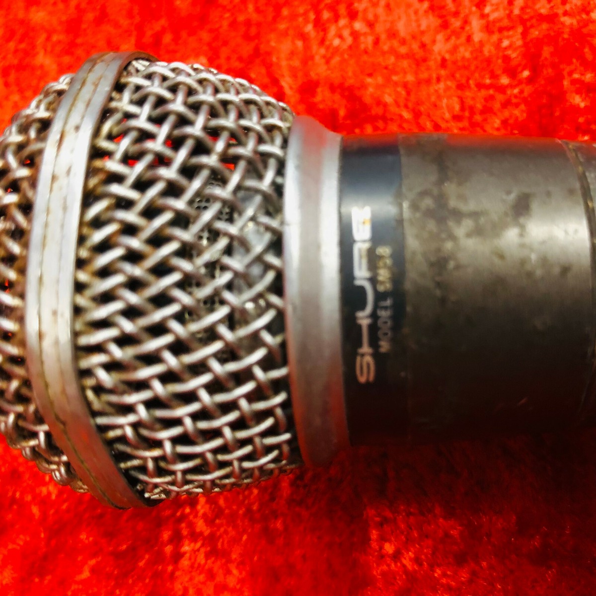 Vintage Shure SM58 USA Unidirectional Dynamic Dual Impedance Vintage Shure SM58 USA Unidirectional Dynamic Dual Impedance