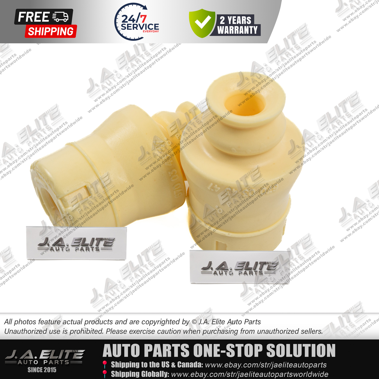 2pcs Front Shock Absorber Pad fit Maserati Ghibli (2014+), OEM:670034347