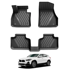 Lasfit Floor Mats for 2018-2022 BMW X1 / X2 Protection 1st & 2nd Row Floor Liner