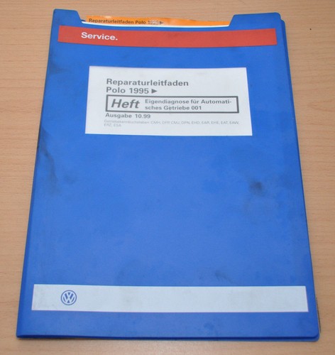 VW Polo 3 6N ab 1995 Eigendiagnose für Automatisches Getriebe 001 WHB