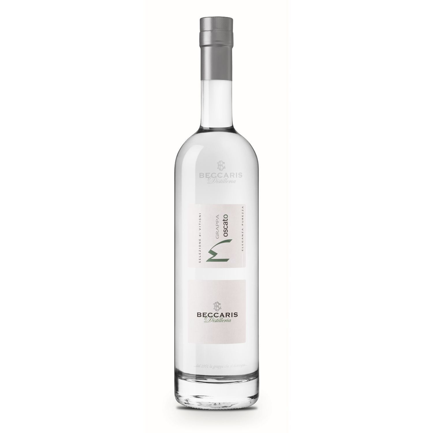 Beccaris - "Linea Monovitigni" Grappa di Moscato 0,70 lt.