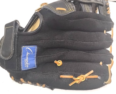 Champion Sports CBG950R  Mitt Top Grain Cowhide Black In Very good Condition 