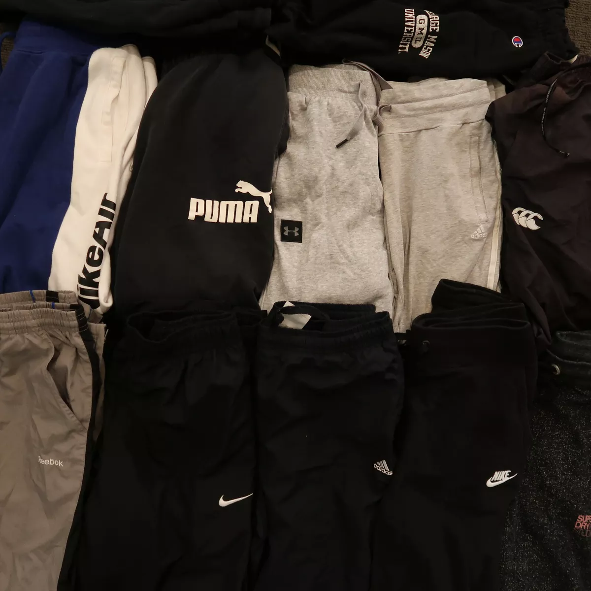 BRANDED TRACK BOTTOMS & SWEAT PANTS 45 PIECES WHOLESALE | VINTAGE BULK JOB  LOT | eBay