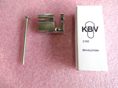 Blind-Halbzylindereinsatz neutral STUV 0.32.0300.0 Messing vern. B=30,5 C=40,5mm