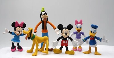 6x Disney Biegefigur Bendy Figur Albert Heijn Daisy Donald Minnie Micky Pluto .. - Bild 1 von 3