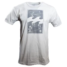 BILLABONG Men's t-shirt Surf Skateboard Snowboard 100% Cotton Reg $26 White NEW 