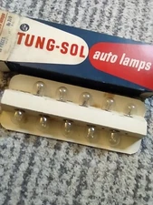 6 volt automotive bulbs Number 210 New Old Stock Tung-sol