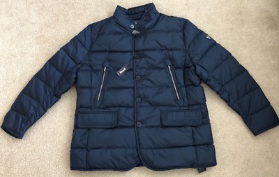 New W Tags Authentic Vilebrequin PARKA Down Ski Jacket Blue Men XXL Retail $550