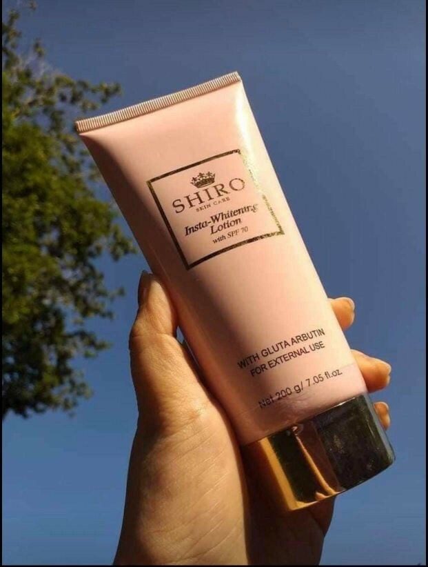 Shiro Skin Care Insta-Whitening Lotion with SPF 70