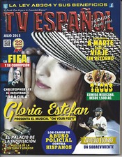 Gloria Estefan TV Espanol mag July 2015 Elvis Presley John Lennon Canelo Alvarez