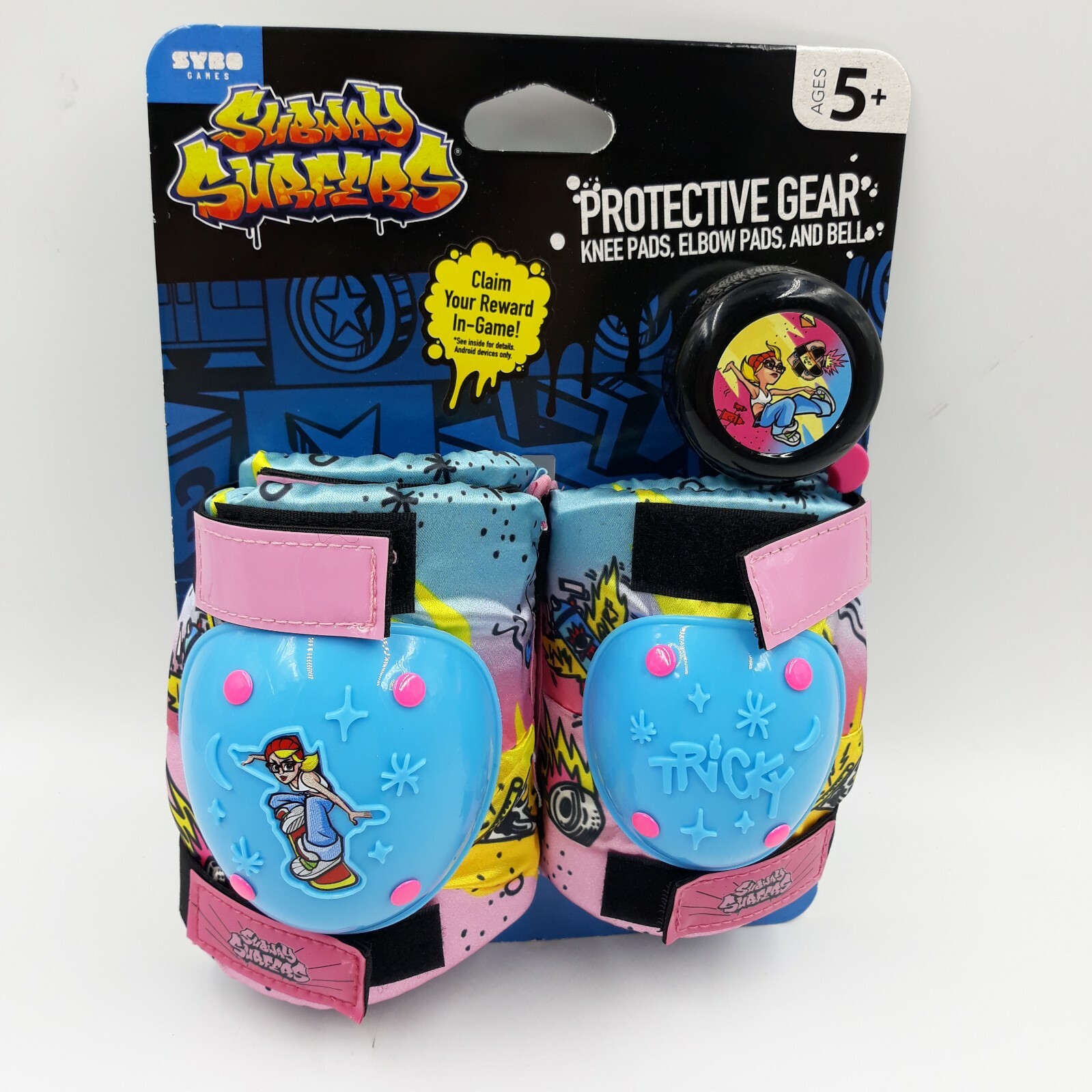 Knee And Elbow Pads With Bell Child Age 5+