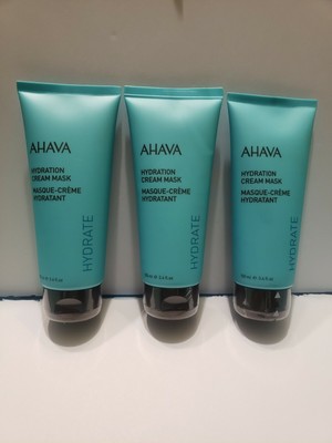 AHAVA HYDRATION CREAM MASK.●LOT OF 3!!●3.4 FL.OZ