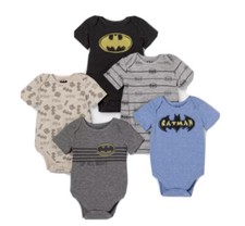 Batman Toddler Boys Creeper Bodysuits Size 18 Months Lot 5