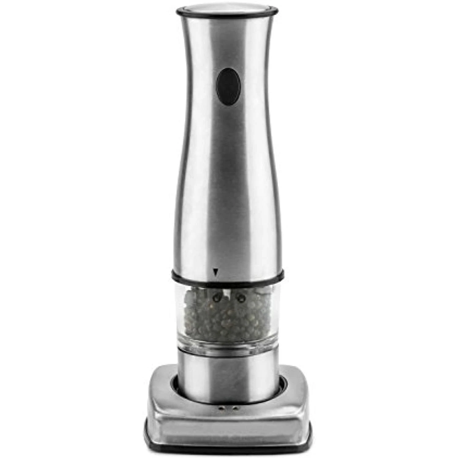 Chef's Star Premium Stainless Steel Rechargeable Salt or Pepper Mill Grinder