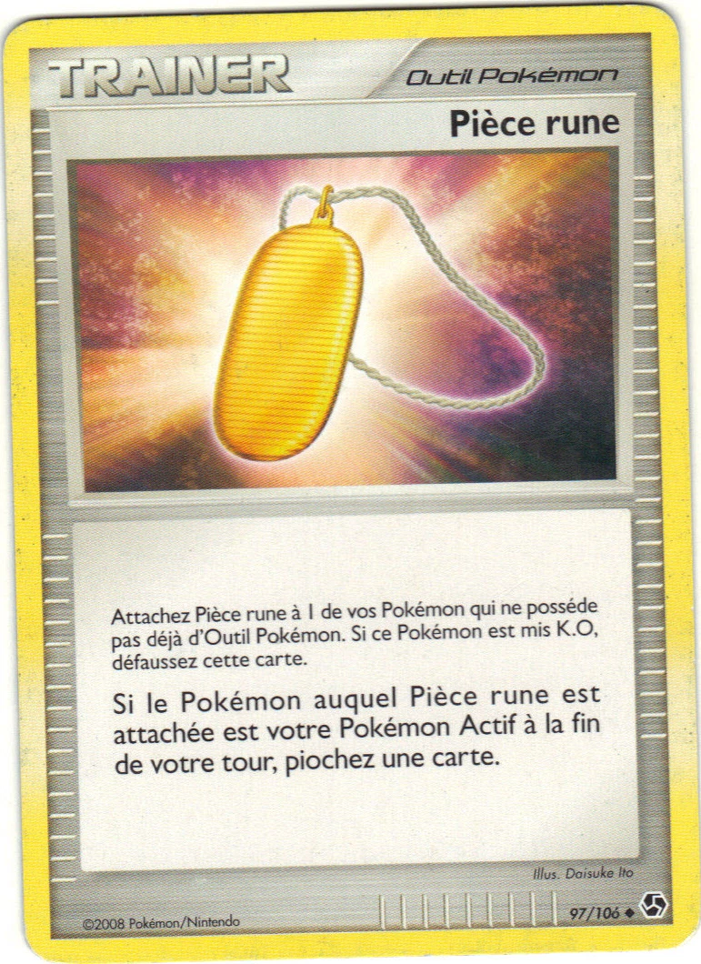 Pokemon 97/106 - Entrenador - Pieza Runa (A1656) Carta Suelta JCC