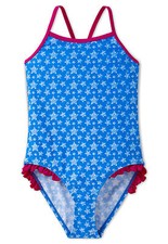Schiesser Aqua LF450 girls swimsuit stars 92 98 104 116 128 swimsuit
