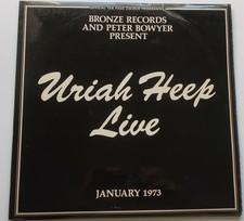 Uriah Heep - Live - 2 LP FOC- UK Press - Bron...