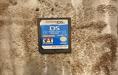 Nintendo DS Download Station Volume 14 | Not For Resale | Rare