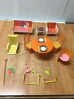 Vintage Barbie 1972 Surprise Lively Livin' House Table Chair Swing Furniture Lot
